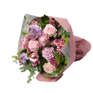 Pink pastel bouquet - Christmas edition