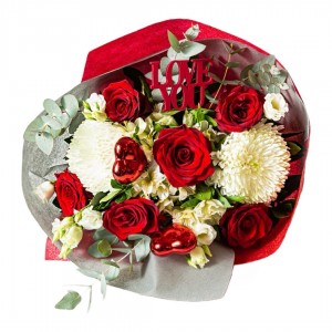 V for VALENTINE Passion Love Bouquet